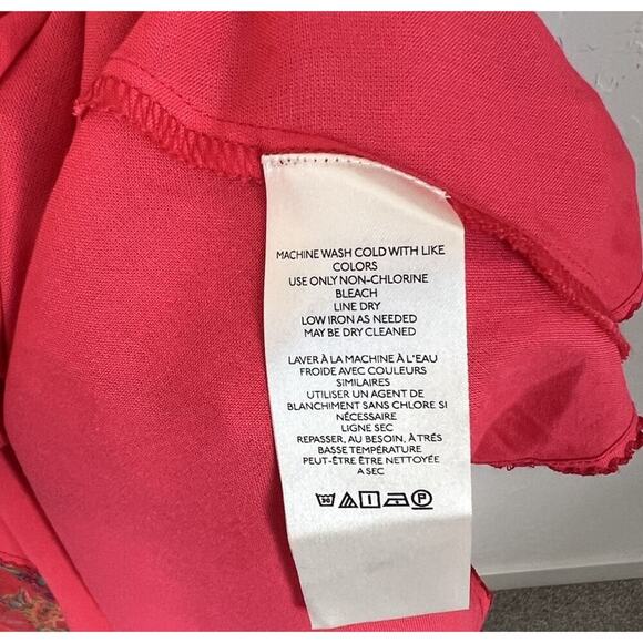 Anthropologie Katerina Lurex Button Front Floral Midi Dress Size 4 NWT - Picture 8 of 8